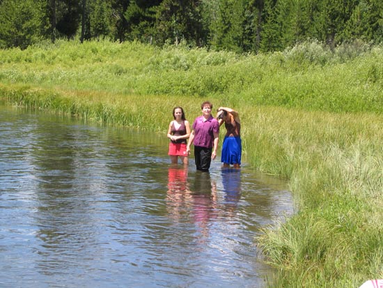 2006 family reunion in Yellowstone National Park